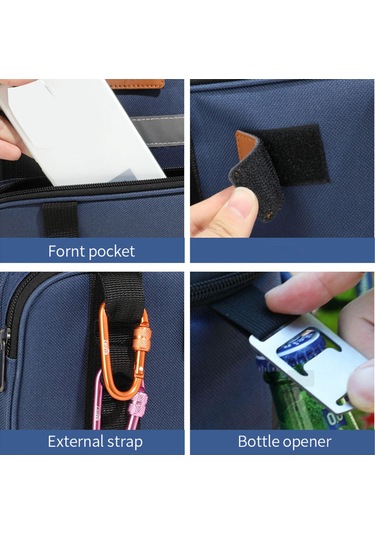 Suntek Serin Çanta Yetişkinler Sıcak Soğuk Gıda Koyu-mavi Koyu Mavi