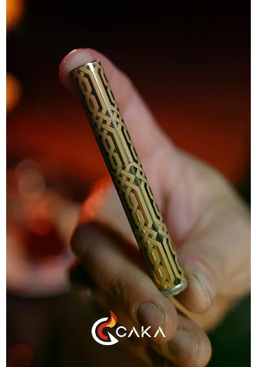 Caka Lighter Catena Gold Benzinli Çakmak - Ckl-021