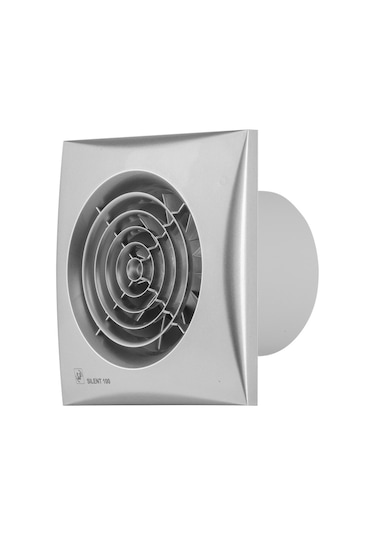 Silent-100 Crz Silver Zaman Ayarlı Sessiz Banyo-Wc Fanı