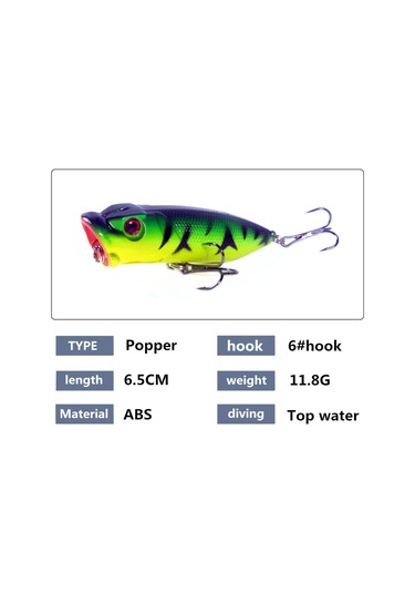 Springsun "gerçekçi 3d Gözlü 6 Kancalı Sert Yem Balık Avı Oltası - Tuzlu Ve Tatlı Su İçin"