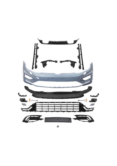 Tampon Seti Komple Ön-arka-yan Bk G7.5r-s1 Volkswagen Golf 7.5 R 17-20 Golf 7.5 İçin Uyumludur