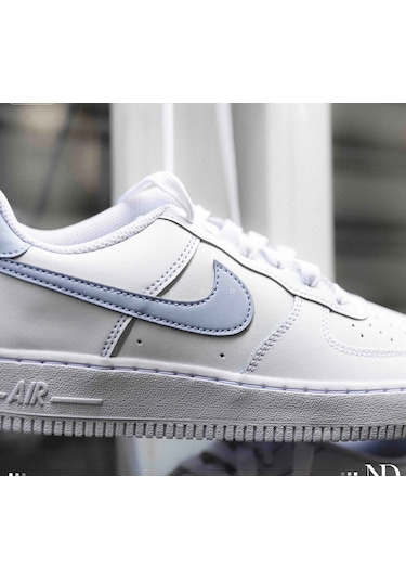 Nike Air Force 1 Gs Hakiki Deri Sneaker Ayakkabı-sportxstore Beyaz