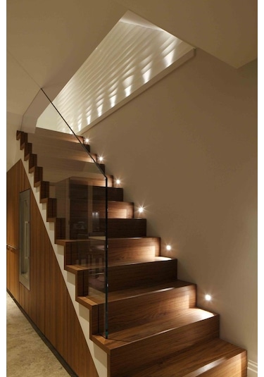 Antrasit Kasa Sensörlü Gün Işığı Merdiven Ve Basamak Armatürü (546681422) Antrasit