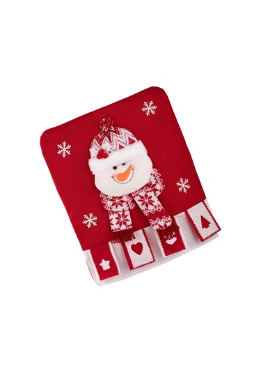 Noel İçin İdeal Elastik Sandalye Kılıfı. Yıkanabilir Kumaş, Canlı Renkler, Sandalyeleri Süslemek İçin Mükemmel.