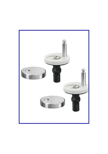 Maiyame Stainless Steel Hinge Set For Toilet Seats 2 Pieces - Quick Release, Easy Installation & Removal, Durable Aısı 304 Material Diğer