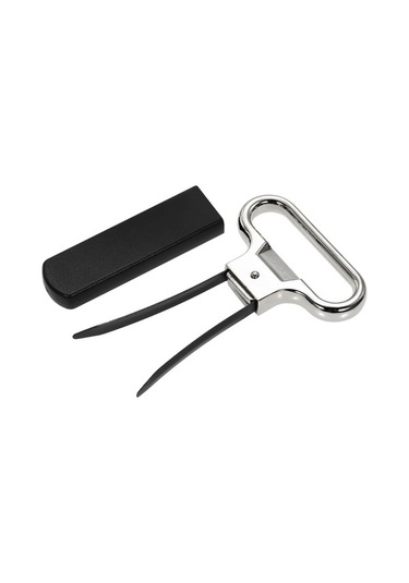 Ulzyvf Paslanmaz Çelik Şarap Açacağı - Kırık Mantar Çıkarma Aleti, Taşınabilir Ve Pratik Siyah, Küçük Tasarım Siyah