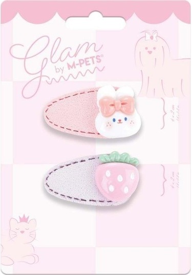 M-pets Glam Figürlü Kedi Ve Köpekler İçin Aksesuar Toka Pembe Mor