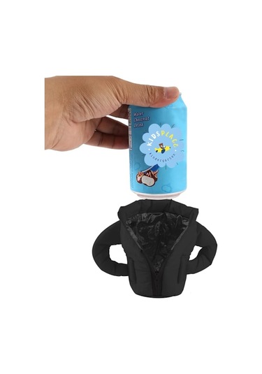 Kutular İçin Soğutucu Çanta, Bira Soğutucu Çanta, İçecek Kılıfı, İçecek Soğutucu, Bira Yeleği, Kılıf, 12oz Kutular İçin Yalıtımlı Soğutucu Çanta, Yaratıcı Bira Kılıfları Siyah Çok Renkli