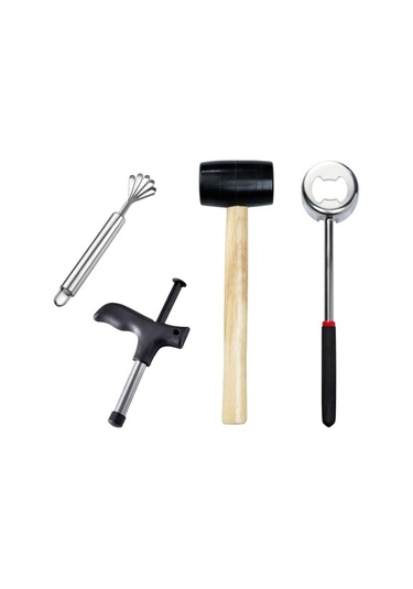 Soulader Hindistan Cevizi Kırma Aparatı Ve Açacağı Seti - Pratik Hindistan Cevizi Kıracağı İle Taze Hindistan Cevizi Yeme Aleti Diğer