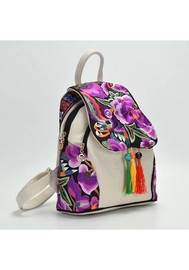 Magpie Yunnan Moda Etnik Stil İşlemeli Çanta Moda Karakteristik Omuz Çantası Moda Çantası Dt690 - Magpie Çok  Renkli