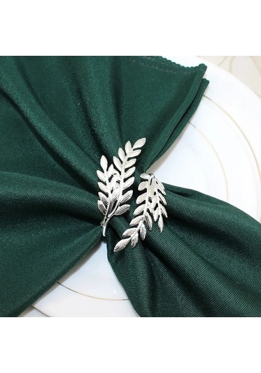 Ulzyvf 6 Parça Altın Metal Peçete Halkası Seti - Sofra Estetiği - Şık, Pratik Altın