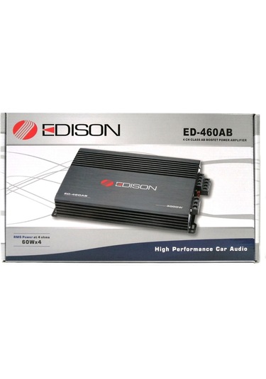 Edison Ed-460ab 4 Kanal Ab Klas Mosfet Amfi 4 60w Rms