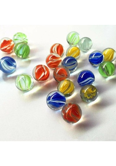 Ruicoo 14mm Cam Boncuklar 20 Adet - Oyun, Akvaryum Ve Dekorasyon İçin Renkli Kristal Toplar