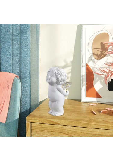 Suntek Magideal Kapalı Bahçe Açık Stil F Için Melek Heykeli Beyaz