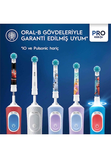 Oral-B Spiderman Şarjlı Diş Fırçası Yedek Başlığı Beyaz 2'li