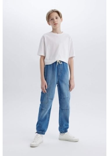 DeFacto Erkek Çocuk Paraşüt Jean Pantolon D6648A825SPNM28