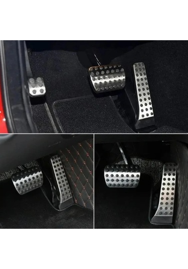Xuweiwei Manuel Dişli Mercedes C/e/glk/cls/gle İçin Paslanmaz Çelik Kaymaz Pedal Seti