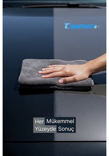 Titan Mikrofiber Bez 40x40cm 4 Adet Oto Yıkama Kurulama Bezi Leke Bırakmaz Cam Havlu