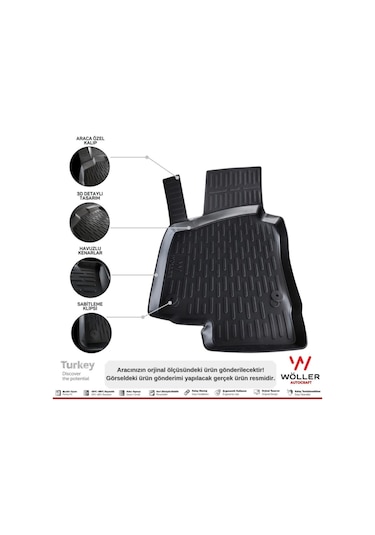 Volkswagen Passat B6 Paspas 2005 2010 Arası 3d Havuzlu Paspas