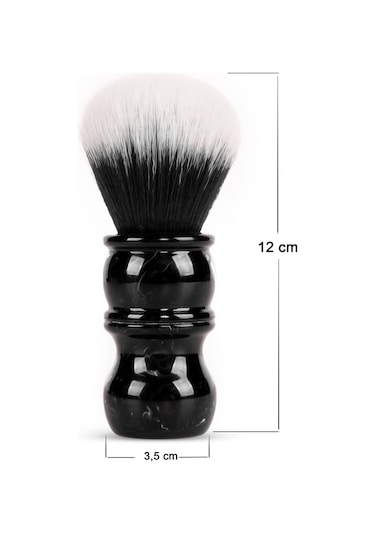 Tuxedo Reçine Saplı Klasik Sentetik Tıraş Fırçası