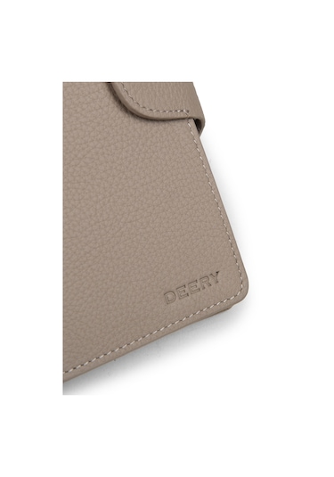 Deery Kadın Hakiki Deri Vizon Dikey Cüzdan - 00805zvznz01