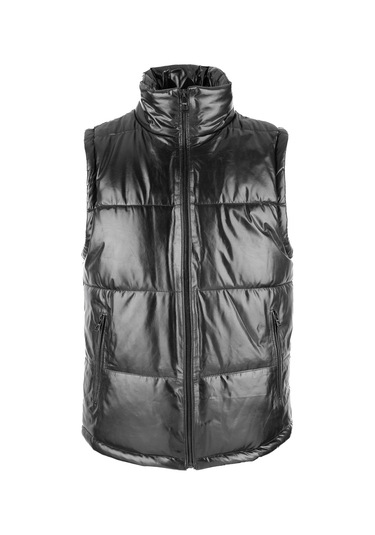 Tamer Tanca Erkek Hakiki Deri Siyah Yelek Deri Mont 993 Ylk 25 Erk Derı Yelek Y24 Sıyah