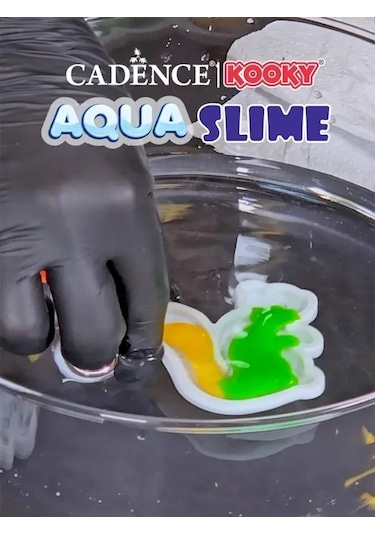 Kooky Aquaslime Orman Hayvanları Seti 3 Renk 90ml
