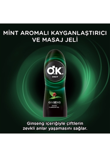 Okey Ginseng Masaj Jeli 200 ML