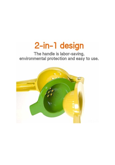 Yaozixa Alüminyum El Juicer, 2'li Farklı Boyutlu Kase, Limon Portakal Meyve Suyu Squeeze, Lavabo Güvenli, Hızlı Kullanim, Mutfak Restoran Bar Uygun