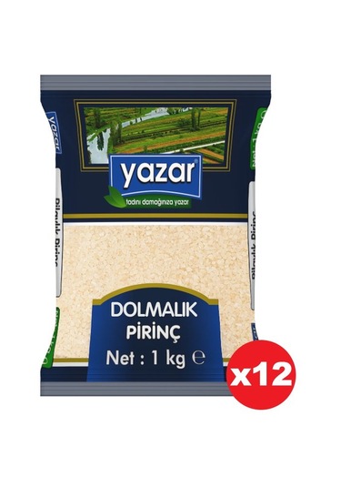 Yazar Dolmalık Kırık Pirinç 12 x 1 KG