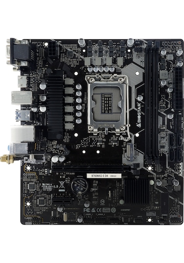 Biostar B760MX2-E Intel B760 4400 MHz (OC) DDR4 Soket 1700 mATX Anakart