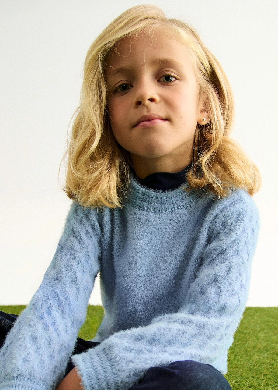 Mayoral Abel&lula Kız Çocuk Kazak Mavi