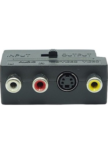 Scart Rca Tos S-Video Çevirici Dönüştürücü