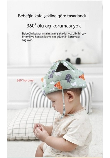 Besthome1 Orman Figür Yürümeye Başlayan Çocuk Şapka Mavi 1-3 Yaş Mavi