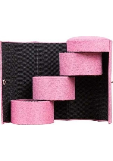 Tongxida Moda Tutucu Pembe Saklama Jl Küpe Kılıfı Düzenleyici Silindirik Bosphorus Pembe