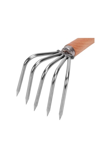 Suntek El Tırmık Ahşap Saplı Kültivatör Kısa-sap-5-diş