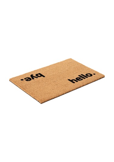 Coco Hello Bye Kıl Kapı Önü Paspası 40x60 3678 Natural