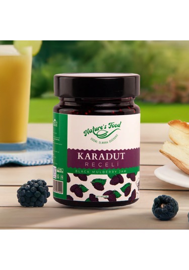 Karadut Reçeli Premium Series 400gr %65 Karadut Doğal İçerik Doğal Tat Nature's Food