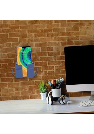 Duvar Tipi Yapışkanlı Kablo Tutuculu Telefon,kumanda Tutucu Plast Diğer