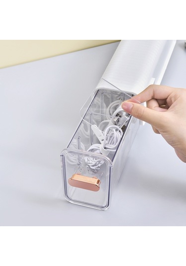 Sones Çekmeceli Kablo Düzenleyici Yatak Odası Gardırop İç Çamaşırı Rafı Yeşil