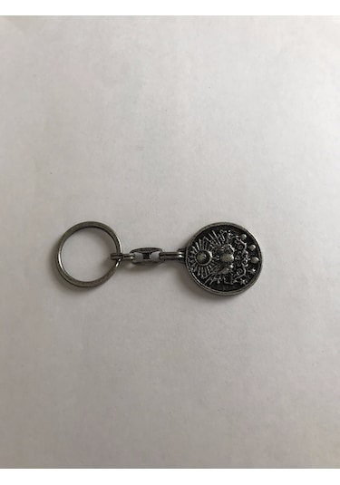 Bd Tekstil Osmanlı Bayrağı Ottoman Gümüş Renkli Anahtarlık