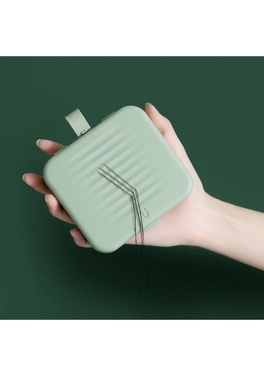 Flybuy Manyetik Dikiş Kutusu Seti - 21 Adet Araç - Ev/küçük - Mavi - 12.3x11x3.3 Cm Evde Kullanım İçin Mükemmel Dikiş Aleti Saklama Çözümü