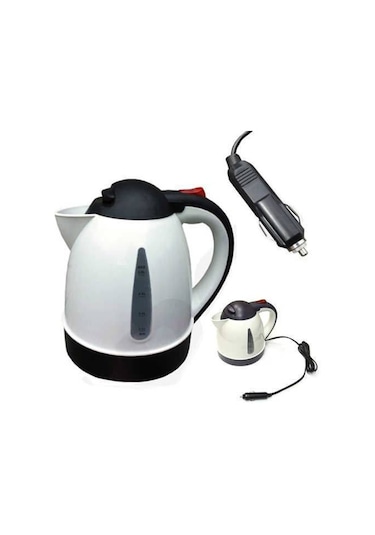 Araç İçi Oto Su Isıtıcı Kettle Çakmaklık Girişli 12 V L