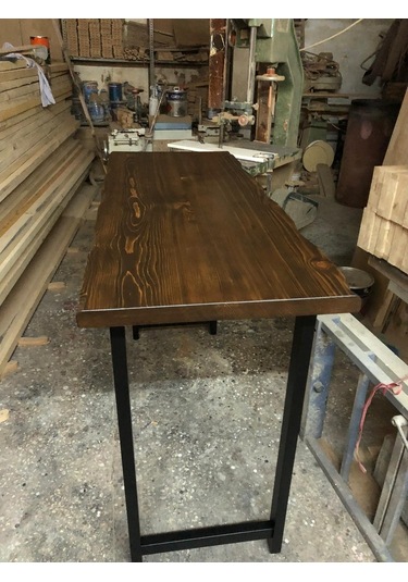 Bintaşmobilya Kütük Ağaç Bar Masası (417036063)