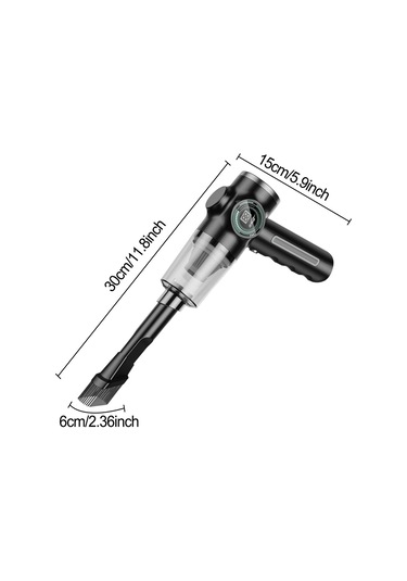 Qianfan Portatif Süpürge Islak Kuru Usb Şarj Edilebilir Hafif