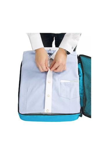 Travel Seyahat Kıyafet Organizatörleri, 3 Çanta, Mavi 239522272 Açık Mavi