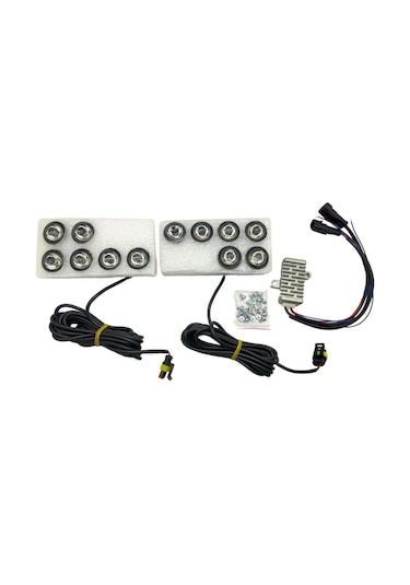 Sanel 12v-24v Gündüz Sürüş Ledi 6 X 2 Takım