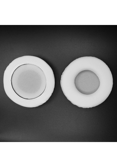 Xiyyadms Beyaz 65mm Kulaklık Külaklık Kılıfı - Ath/sennheiser/panasonic/sony Uyumlu, Pu Deri Ve Hafıza Köpüğü, Ses Kalitesini Artırır, Kolay Kurulum Beyaz