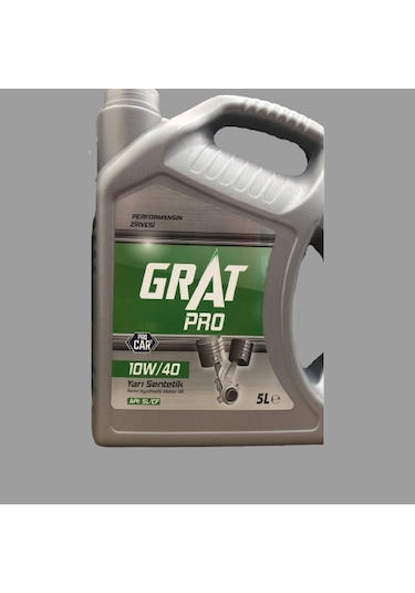 Grat Pro 10W-40 Yarı Sentetik Motor Yağı 5 L