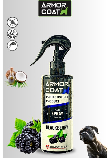 Armor Coat Köpek Bakım Spreyi Böğürtlen Kokulu 200 ML